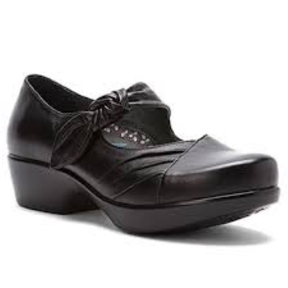 Dansko Ainsley mary Jane clogs black leather size 40 - Picture 1 of 10